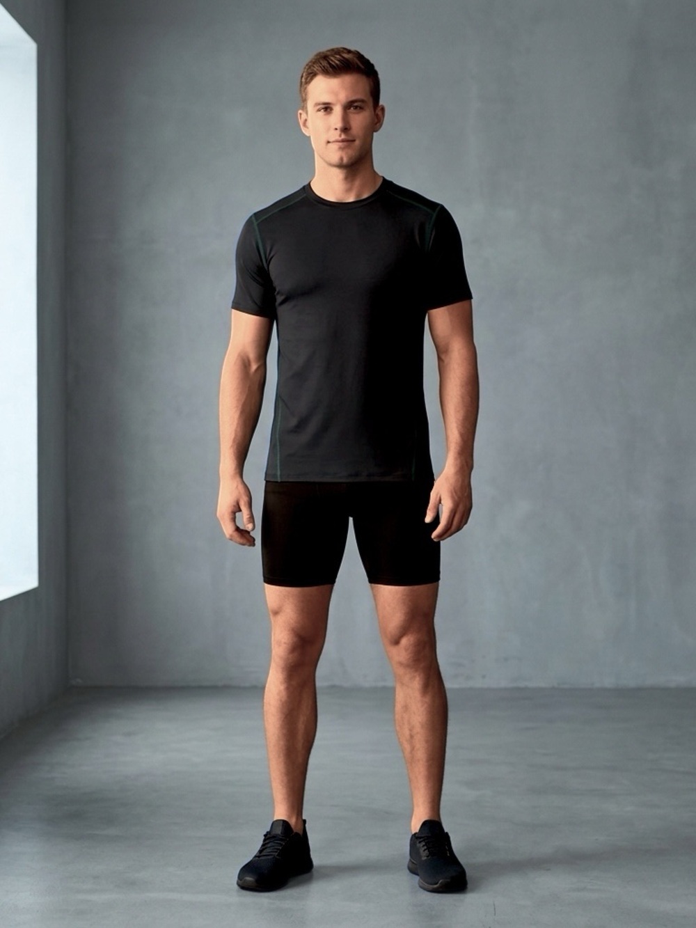 Vintage Alo Yoga CoolFit Short Sleeve Athletic Tee Black Men's L (Fits S)